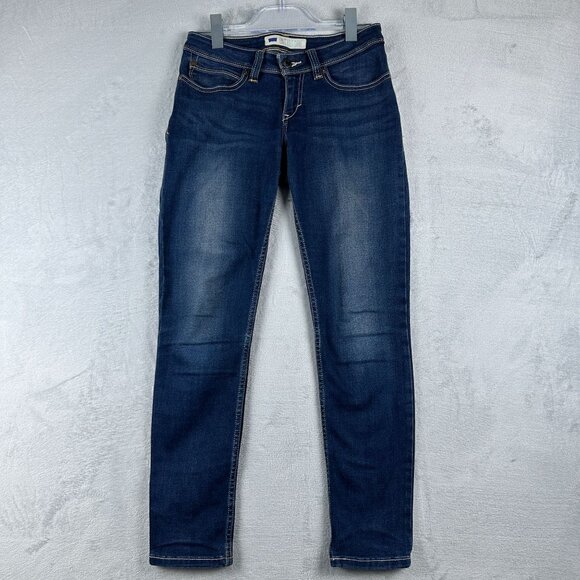 Levi's Bold Curve Skinny Jeans Medium Wash Denim Women's Blue Size 5 - Picture 1 of 10